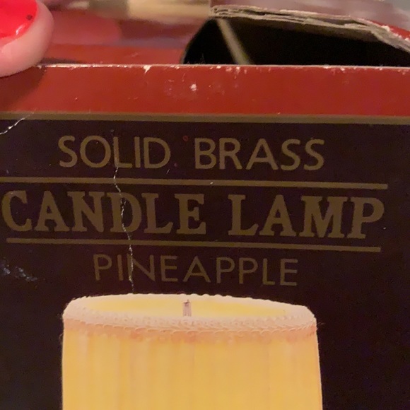 Vintage Brass Pineapple lamp - Picture 9 of 9